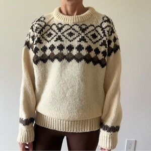 Vintage fair isle sweater